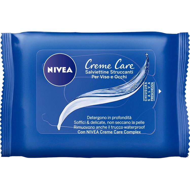 NIVEA SALVIETTE STRUCCANTI CREME CARx25